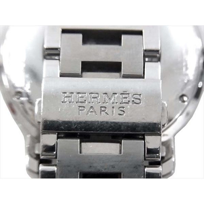 HERMES エルメス クリッパー パワーリザーブ CL2.810 オートマチック 時計 SS 【中古】 | LINEブランドカタログ