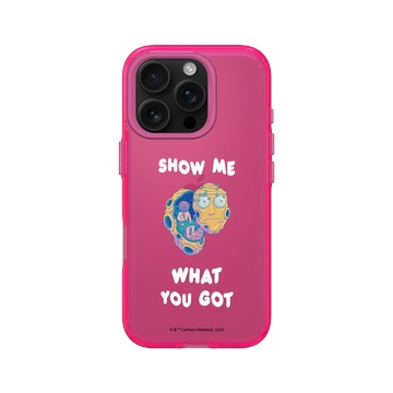 iPhone 16 Pro Clear 粉漾桃 - 瑞克和莫蒂 Rick and Morty - Show Me What You Got