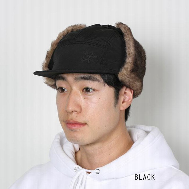 耳あて付きキャップ eb's エビス FUR CAP スノーボード スノボ