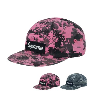 SUPREME NYCO TWILL CAMP CAP 數位迷彩 PINK DIG 五分割 五分割帽【TCC】