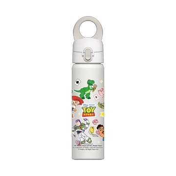 磁吸水壺 AquaStand 不鏽鋼 700cc - 附吸管 白 - 迪士尼-玩具總動員 Toy Story - 玩具總動員 - 角色集合貼紙