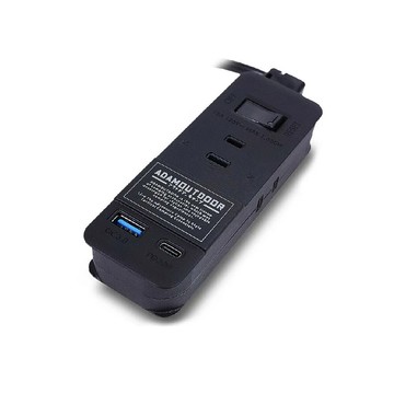 adam 台灣 adam 1.1m 座擴充pd/qc usb延長線黑色adpw-ce23qp2