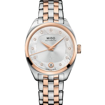 MIDO 美度 Belluna 皇室真鑽機械女錶-33mm M0243072211600