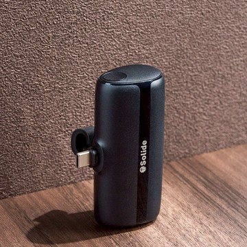 Gemini 雙子座 5000mAh Type-C 便攜式充電行動電源 黑色