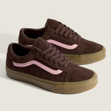 Old Skool 咖啡色/粉色滑板鞋
