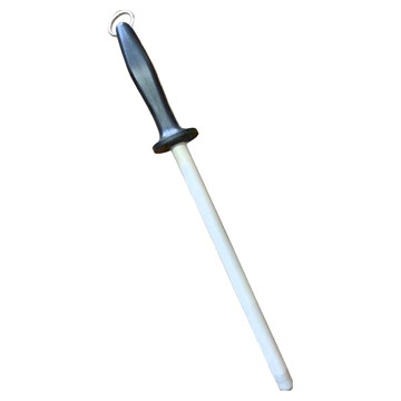 台灣製陶瓷磨刀棒包覆式防斷吸震型  265mm  白色  1個