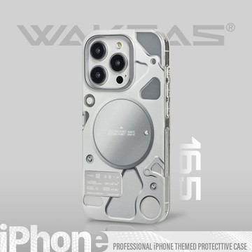 【Wakcas】iPhone 15｜磨砂鏤空電鍍磁吸手機殼 14 13 12 Pro Max 手機殼 磁吸保護殼 防摔殼