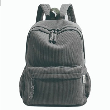 AFAMIC 艾法 燈芯絨超耐磨輕便休閒背包 BB5809  灰色  40 x 29 x 12cm