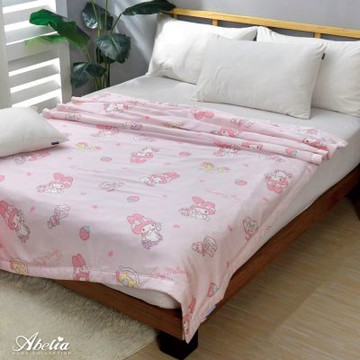 【Great Living格蕾寢飾】英國Abelia 三麗鷗授權 My Melody 100%天絲抗菌涼被150X195CM