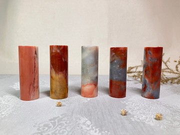 手工刻印客製單章 • 姓名圓章 • 喜氣洋洋 • 老撾石印章