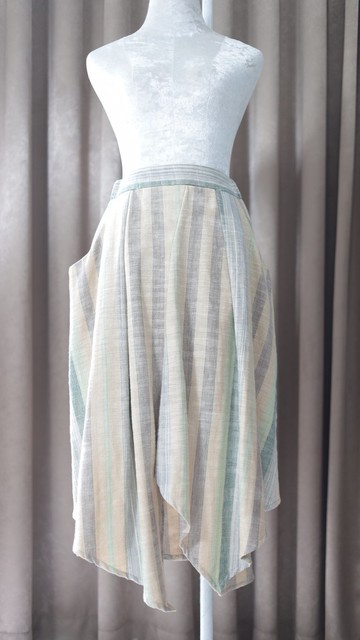 Loom & Leaf - 側開衩手工棉麻長裙