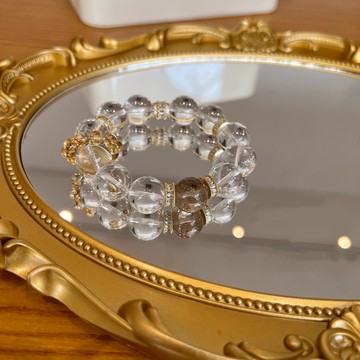 【八方來財】白水晶x髮晶x黃塔晶-白水晶/黃塔晶款