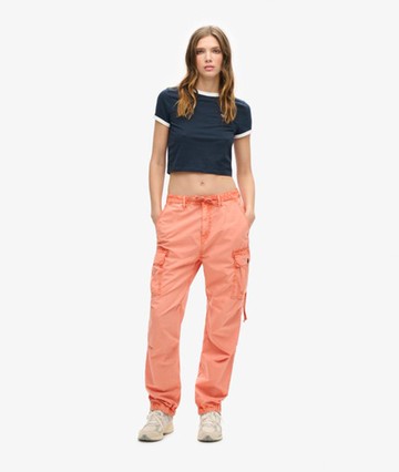 Superdry Women's Women's Low Rise Parachute Cargo Pants Orange / Terracotta - Size: 32/32