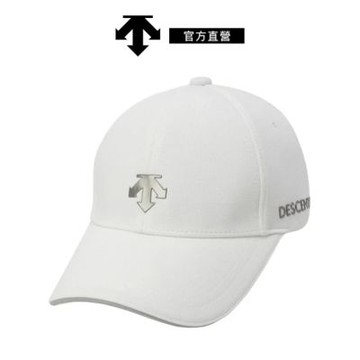 【DESCENTE】GOLF 迪桑特 男士 高爾夫球帽 棒球帽 (白色)