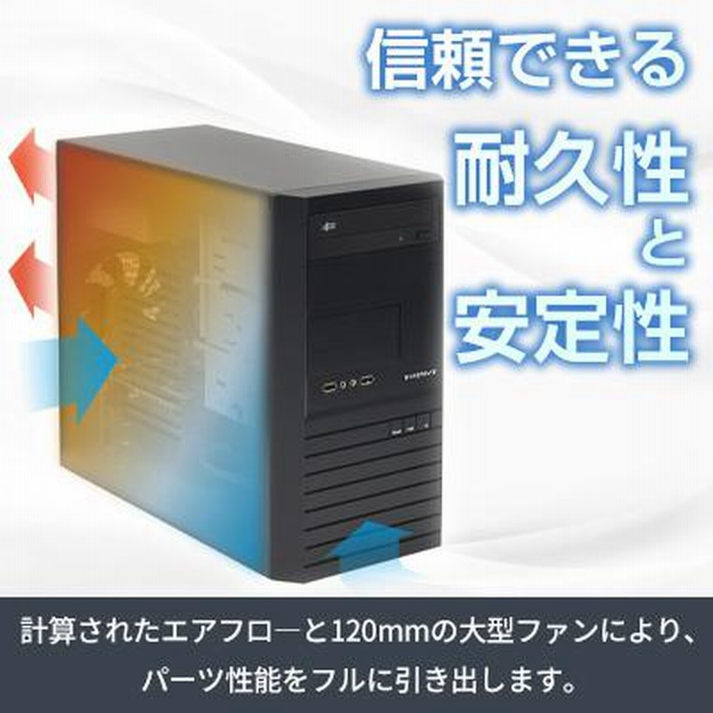 デスクトップPC 新品 パソコンLightning ライトニング AH5 Ryzen 5 4500/GTX1650/16GBメモリ/500GB  SSD/Windows 11 Home 11315-3808 | LINEブランドカタログ