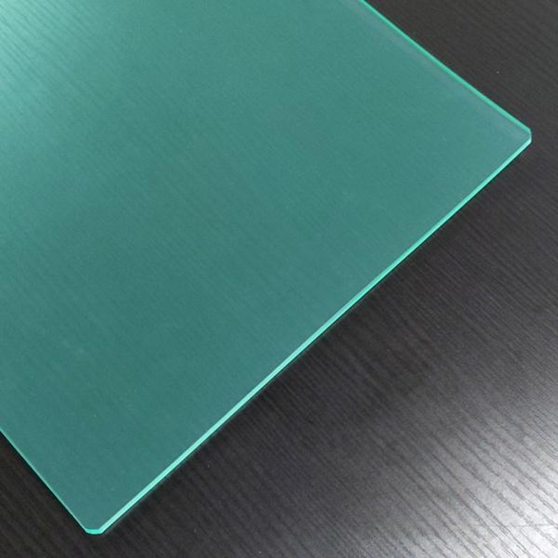 透明カッティングマット ビニ板 6mm厚 100×100mm クリアグリーン 小型