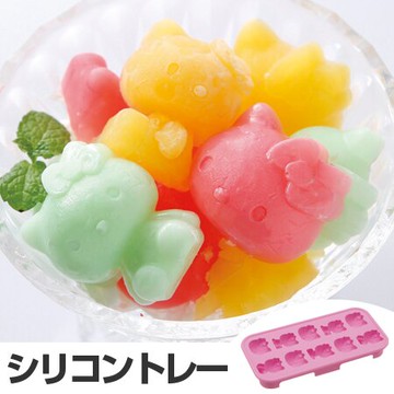 HELLO Kitty 製冰盒 矽膠 食品 耐熱 模型盒 果凍盒 KT 日貨 正版 授權 J00010611