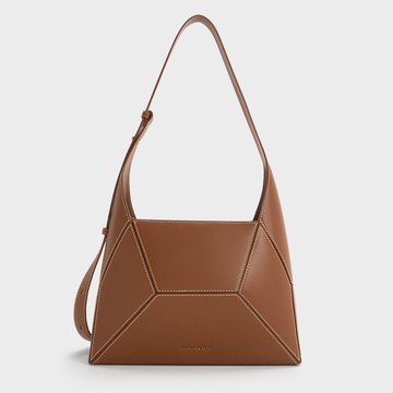 Nasrin 拼接肩背包