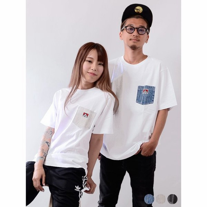 Ben Davis ベンデイビス Tシャツ メンズ レディース 半袖 ポケt ベンデビ デニム ペイズリー C 通販 Lineポイント最大get Lineショッピング