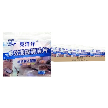 曼洋洋 地板清潔片 粉色/水蜜桃香 30張  10包  10.8 x 7cm
