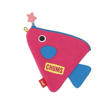 CHUMS Triangle Tropical Fish Pouch迼型零錢包 粉紅 CH604056R018
