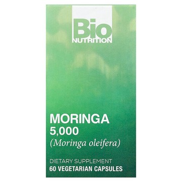 Bio Nutrition, 辣木，5000 毫克，60 粒素食膠囊