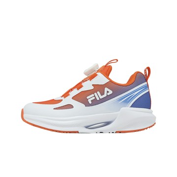 Fila 慢跑鞋 J828A 中大童 女鞋 橘 旋鈕 運動鞋 斐樂 2J828A163