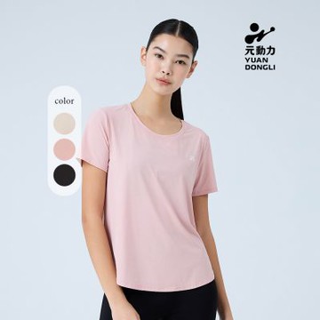 元動力 冰絲涼感萊卡速乾上衣(三色；S-L)