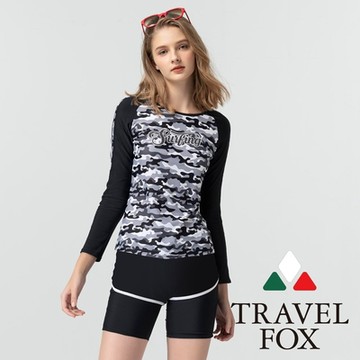 【TRAVELFOX 旅狐】大女衝浪裝二件式C21717
