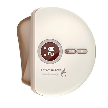 THOMSON 湯姆盛 溫感臉部按摩器 原廠保固  TM-BC01DS  月光白  86g  1盒