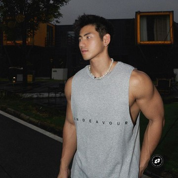【台灣出貨】夏季洛杉磯街頭美式運動休閒背心男裝上衣熱燙印花健身螺紋背心美式籃球衣大尺碼短袖透氣上衣速乾衣