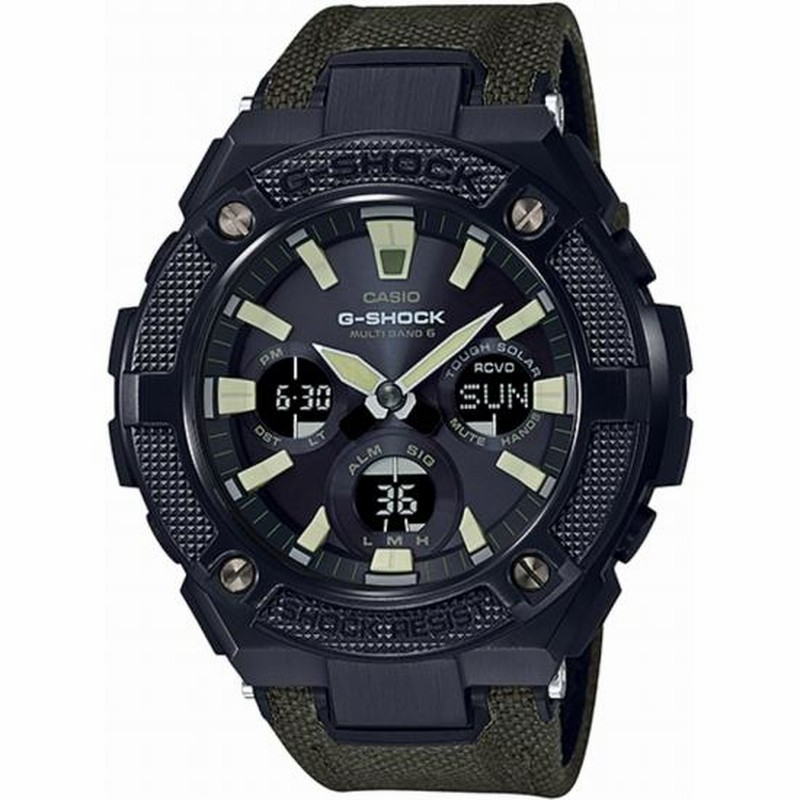 【極美品】G-SHOCK GST-W130 電波ソーラー　メンズ　腕時計 腕時計 メンズ Gショック 電波 ソーラー Gスチール ナイロン