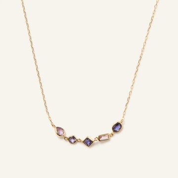 紫色彩寶項鍊