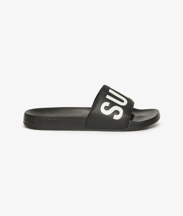 Superdry Women's Core Vegan Pool Sliders Black Size: L