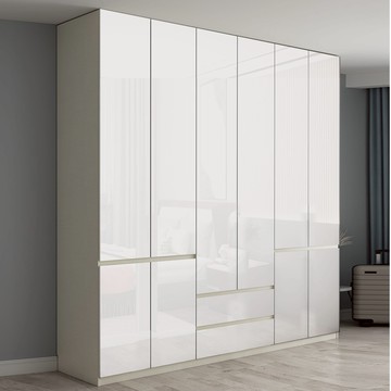 衣櫥/衣櫃/收納/衣櫥套/衣櫥衣櫃/大衣櫥 輕奢衣柜家用臥室耐用柜子一門到頂衣柜2023新款全木純木大衣柜