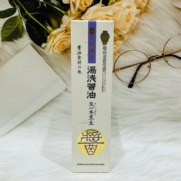 日本 湯淺醬油 天然釀造 生一本黑豆醬油 丹波黑豆 醬油 200ml