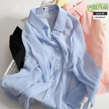 【輕薄透氣防曬】雪紡開衫 防曬衫 薄款外套 空調衫 披肩 百搭上衣 寬鬆顯瘦 多色可選 夏季外穿 度假通勤必備