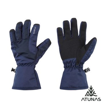 【ATUNAS 歐都納】防水保暖手套A1AG2505N深藍/防風/防水/掌心止滑/舒適版型