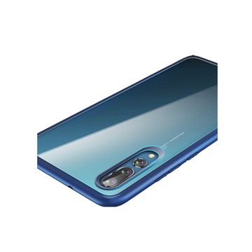 Rock 華為 P20/P20 PRO 晶彩系列 手機殼 TPU+PC透明背板 抗震防摔 保護殼