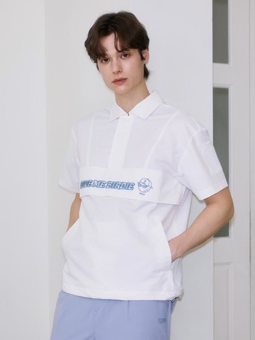 Light Fit Short Sleeve Anorak Jacket [Beige]