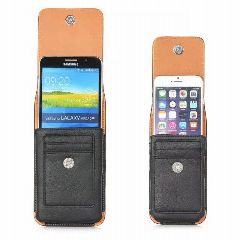 ウエストポーチ レザー調スマホケース ベルトホルダー縦型 マルチケース スマホポーチ 腰につける