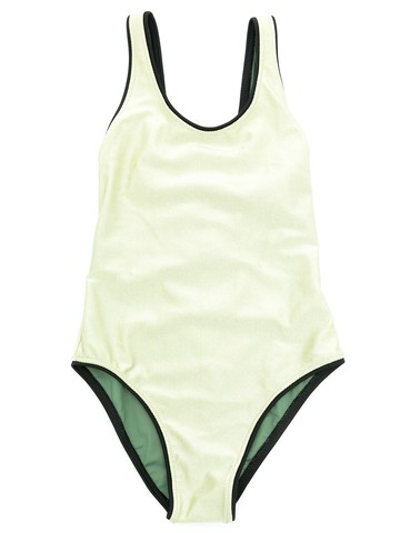 Lygia & Nanny - Emilia plain swimsuit - kids - Polyamide/Spandex/Elastane - 12 yrs - Green