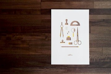 Maotu - 小器具明信片 (文房)