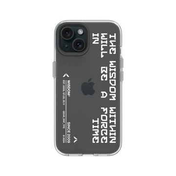 iPhone 15 Clear 透明 - WISDOM - TIME SIGN