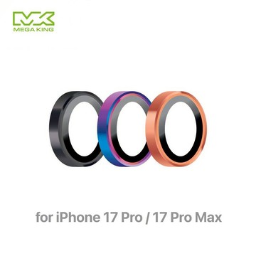 MEGA KING iPhone 17 Pro/Pro Max 藍寶石鏡頭貼 三鏡頭