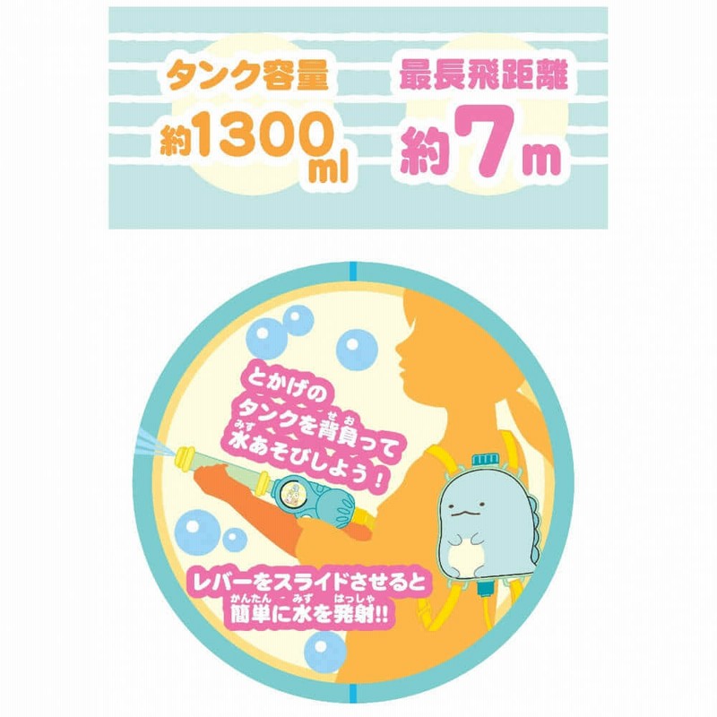 買い取り 尾上萬 すみっコぐらし タンク水てっぽう うきわ リュックタイプ