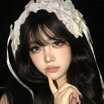 ✨壹灣出貨✨法式Lolita白色蝴蝶結蕾絲髮帶女高級感可愛女僕拍照頭飾頭箍cos