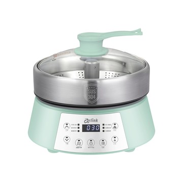 Arlink 鍋主任微電腦多功能升降火鍋 AP01 4.5L大容量/自動升降防口水鍋/低糖米飯減醣/煎烤兩用/分段火力