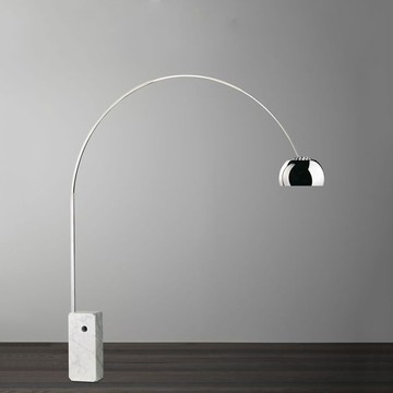 意大利大理石樣板房酒店客房創意大氣客廳書房沙發旁落地釣魚燈具