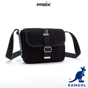 KANGOL 袋鼠 帆布 小書包【63251705】包包 側背包 斜背包 帆布包 日韓風 郵差包 日韓穿搭